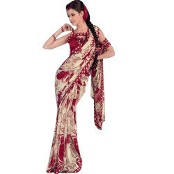 Chiffon Designer Sarees