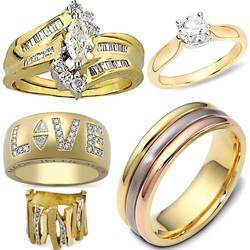 Gold Ladies Rings