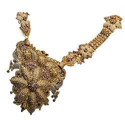 Gold Necklace - 18K Gold, Various Colorful Designer Patterns | Fashion-Forward Elegance for Every Occasion