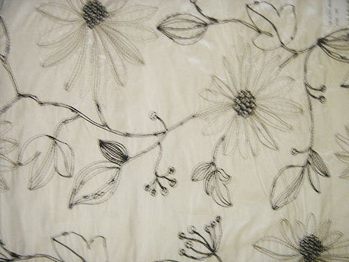 Designer Embroidered Silk Fabrics