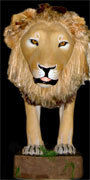 Half Body Standing Lion Sculptures