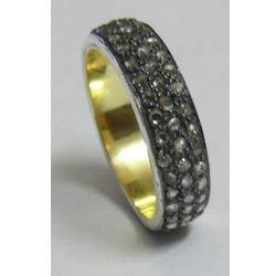 Black Diamond Studded Finger Bands