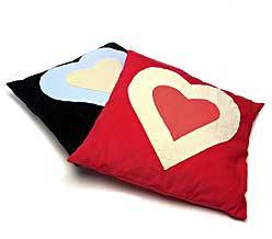 Heart Design Cushion Covers