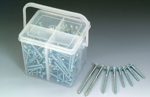 155 Pcs Din 571 Steel C 1018 Hardened, Zinc Plated Screws