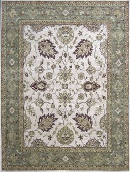 Hand Knotted Sleek Carpets - Premium Quality Raw Materials | Designer Patterns, High Durability, Eye-Catching Designs