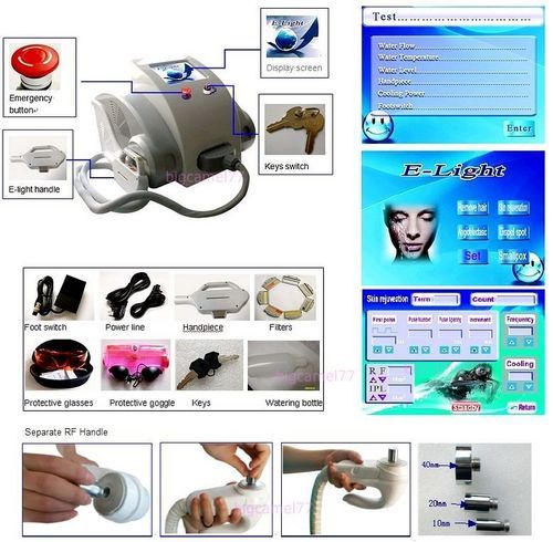 Portable Elight IPL Hair Removal Beauty Equipments