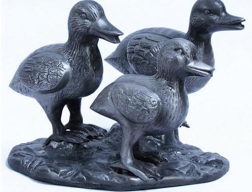 Three Ducklings Set Sculptures