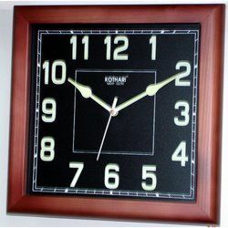 Full Night Glow Wooden Wall Clocks