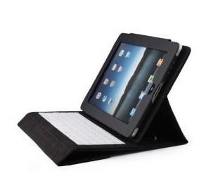 76 Keys Bluetooth Keyboard And Leather Case Combination For Ipad 