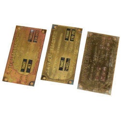 Brass Etching Name Boards - Superior Quality Brass, Customized Sizes & Designs, Stunning Durability and Polish