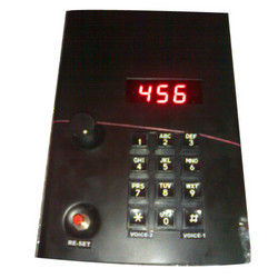 Token Display System - Interactive Voice Feature with Keypad & Security Siren , Female Voice Announcement Capability