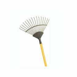 Leaf Rake Flexible Round Steel Tines