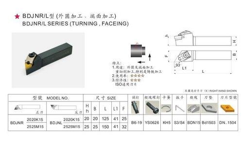 CNC Metal Cutting Tools for Lathe Machine B-Type