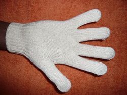 Cotton Knitted Seamless Gloves