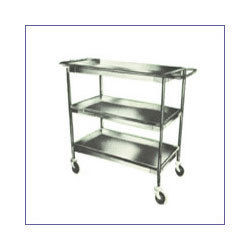 Service Trolley - Stainless Steel, Customizable Design with Smooth Finish and Robust Durability