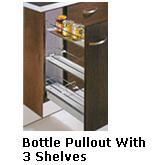 Bottle Pullouts With 3 Shelves