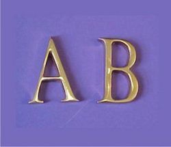 Steel And Brass Letters