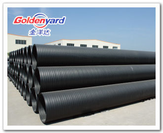 HDPE Hollow Wall Spiral Pipes - HDPE 100-1500mm Black, 6-16 Bar Pressure | Chemical Resistant, Impact Resistant, Lightweight, Easy Connection