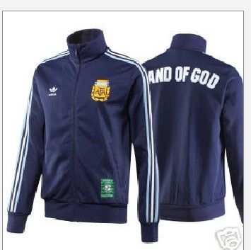 Mens Outerwear Hand Of God Argentine Track Jackets