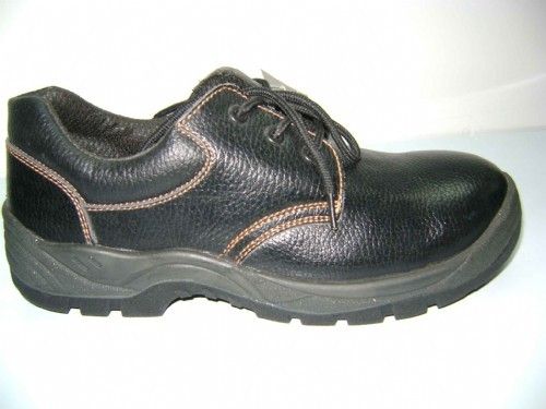 Split Embossed Leather Safety Shoes