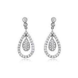 Diamond Earrings - Exquisite Diamond Craftsmanship | Elegant Designs to Enhance Facial Grace