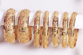 Ladies Fancy Gold Bangles