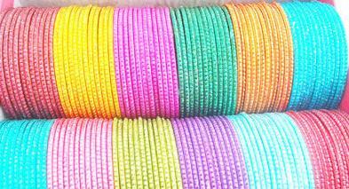 Ladies Single Color Bangles