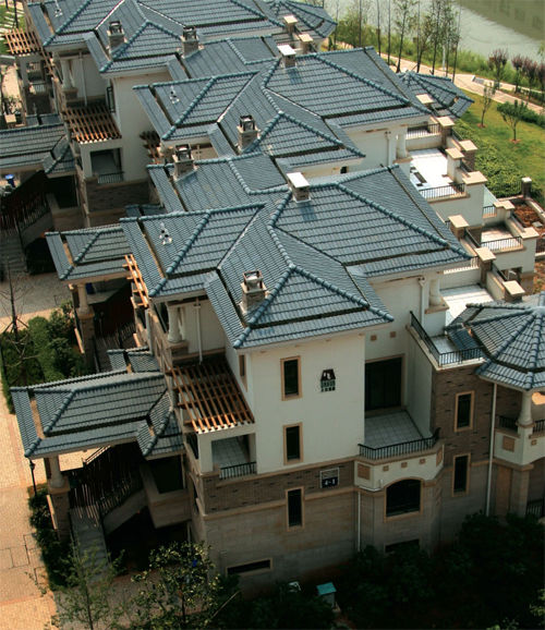 glazed tile roofs