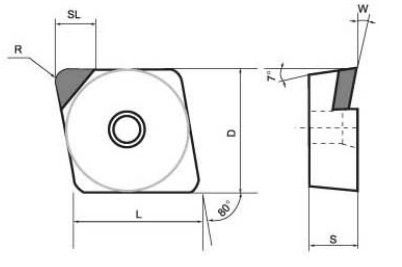 PCD Inserts - Premium PCD Blanks from GE and 6E, Excellent Wear and Shock Resistance, Customizable Designs for Milling Nonmetal Materials