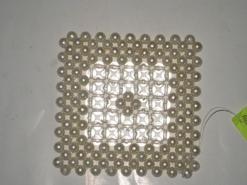 Designer Beaded Square Coaster