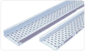 Heavy Duty Straight Flange Inward Bend Perforated Cable Trays