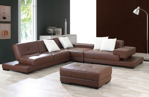Italy Top Leather Sofa WL505