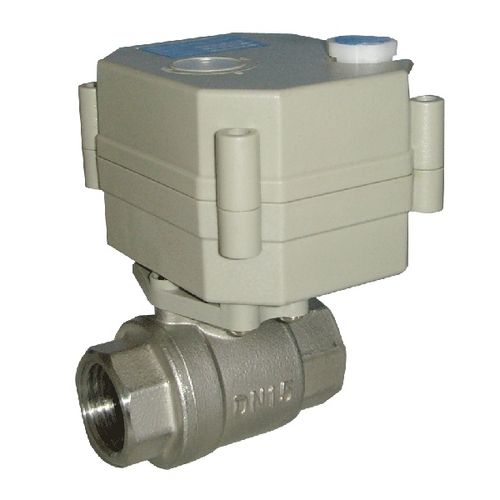 Mini Electric Stainless Steel Ball Valve For Havc