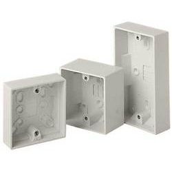 Face Plate (Single And Dual) Mount Box ( For Cat 5 And Cat 6)