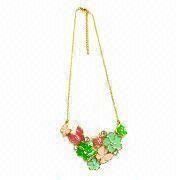 Multi-colored Floral Necklace