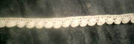 Natural Yarn Lace Edge