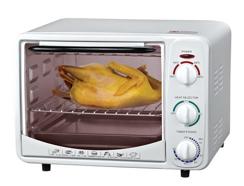 Oven Toaster - 18 Liters Capacity, 1200W Power | Quartz Tube Heating, 60-Minute Timer, Easy Cleaning, Large View Window