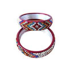 Machine Cut Bangles - Fine Cut & Finish | Stunning Colors With Encrusted Stones & Crystals