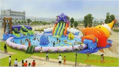 Giant Inflatable Water Amusement Park