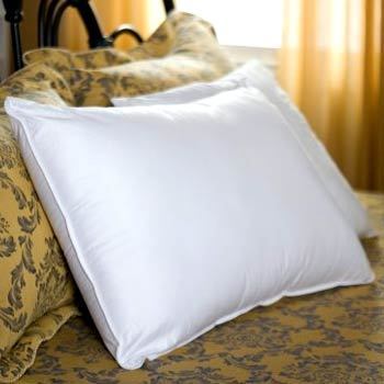 Cotton Pillow - Flat Profile Design, Compressed for Easy Storage | Ideal for Back and Side Sleepers, Versatile Shapes