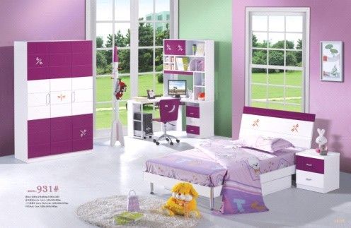 High Gloss Children Bedroom Furnitures