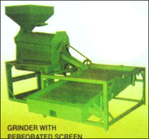 Grinder With Perforated Screen