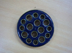 Blue Ceramics Plate (Quashing Plate)