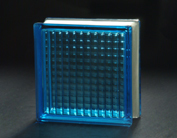 Rider Glass a Blue Parallel Glass Brick