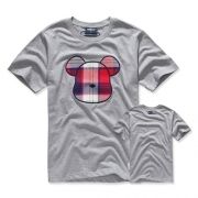 Plaid Face - Red (M/Gray) T-Shirts