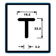 T Series Sections (1.05 Kg/m)