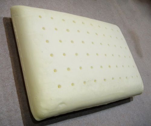 Normal Shaped Molded Memory Foam Pillow With Holes Punches