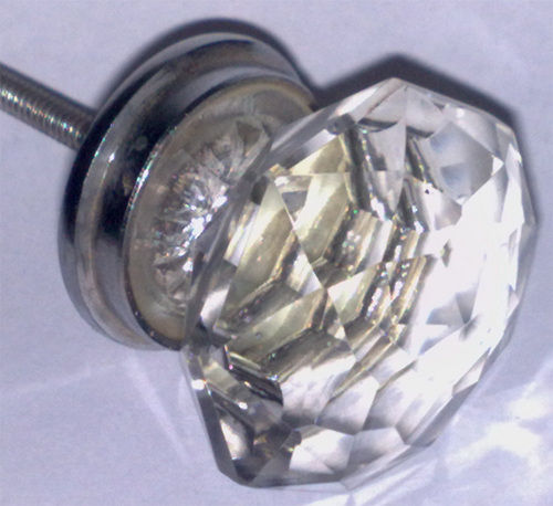 Crystal Knob - Premium Quality Cut Crystal | Dazzling Brilliance, Sparkling Reflection