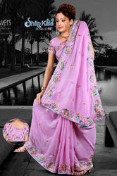 Shimmer Based Designer Saree