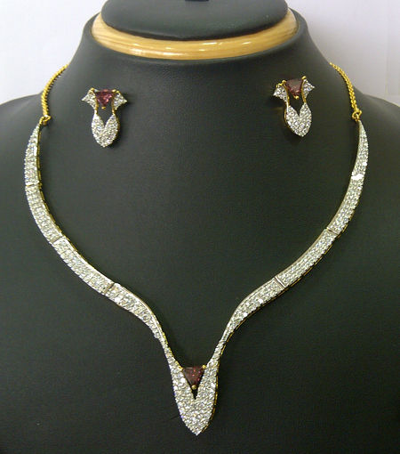 Trendy Vintage Indian Fashion Designer Indian Diamond Jewellery at Best ...